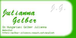 julianna gelber business card